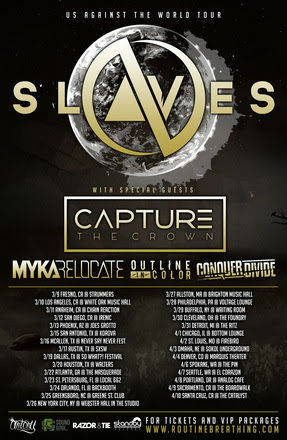 Myka Relocate Announce U.S. Tour With Slaves