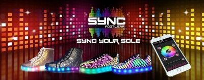 Sync Footwear The World's Most-Advanced App Controlled Led Shoes Launches On Indiegogo For Exclusive Pre-Sale