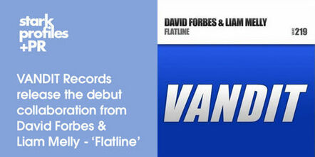 Vandit Records Release 'Flatline' - The Debut Collaboration From David Forbes & Liam Melly