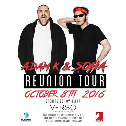 Adam K & Soha Return With 'Never Coming Home' Remix & The Reunion Tour