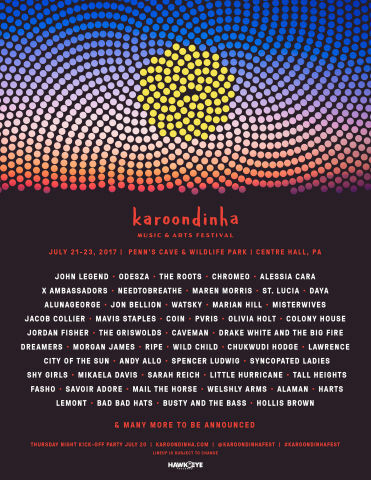 Karoondinha Music & Arts Festival Announced For 2017