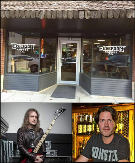 David Ellefson's Ellefson Coffee Co. Holds Grand Opening In Jackson, Minnesota, Feat. Ellefson Himself And Special Guest Don Jamieson