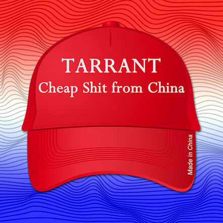 Trump Inspired, Consumerism Mired Video "Cheap Shit From China" From Tarrant