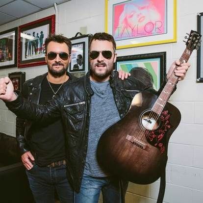 Eric Church Meets Madame Tussauds Nashville Wax Figure Backstage at Sold-Out Staples Center Show