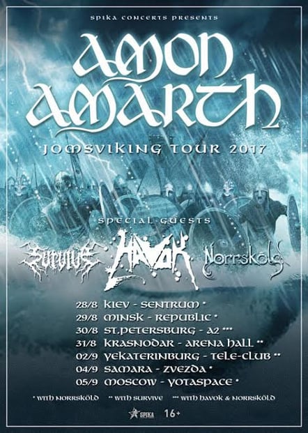 Norrskold And Survive To Tour With Amon Amarth!