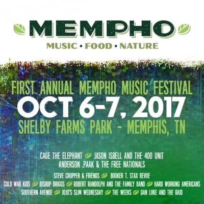 Memphis Lands New Major Music Festival At Shelby Farms Park Friday, October 6 And Saturday, October 7, 2017