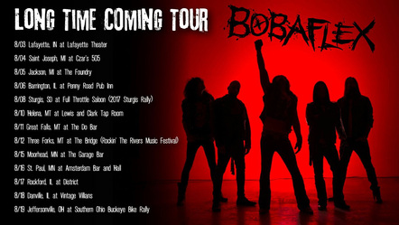 Bobaflex Announce Their "Long Time Coming Tour"; New Album "Eloquent Demons" Coming August 25, 2017