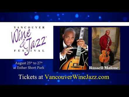 20th Anniversary Vancouver Wine & Jazz Festival Presents Internationally Acclaimed Jazz & Blues Lineup