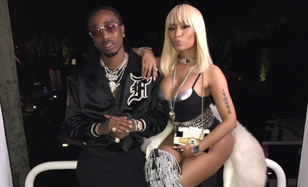 Nicki Minaj & Quavo Filming Music Video, The Internets Are Curious