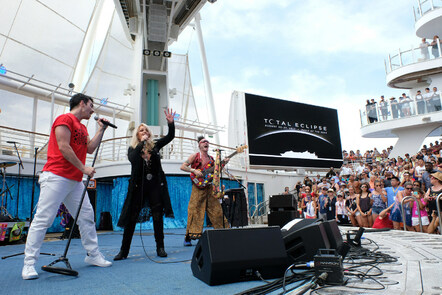 It's A "Total Eclipse Of The Heart" As DNCE And Bonnie Tyler Celebrate Rare Celestial Moment On Royal Caribbean