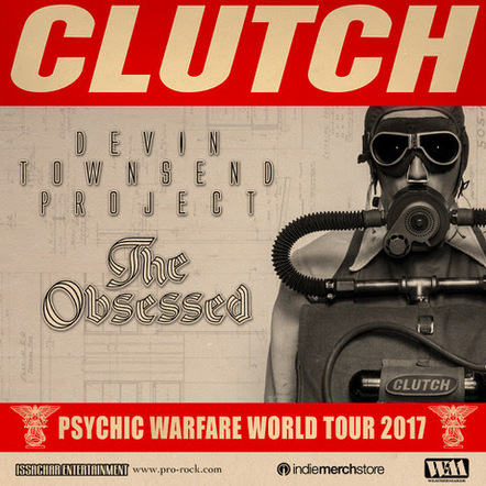 Clutch Announce Winter Psychic Warfare Tour Dates With Devin Townsend Project & The Obsessed