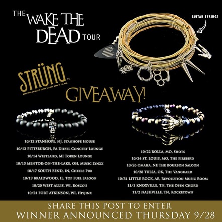 StrÃ¼ng Announced As Official Sponsor For The Fall Wake The Dead Tour Feat. Blameshift & The Nearly Deads