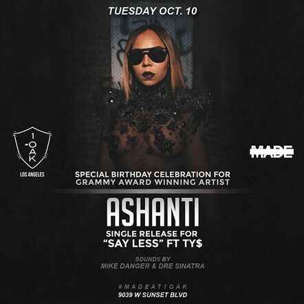 Ashanti Readies New Single 'Say Less' Feat. Ty Dolla Sign