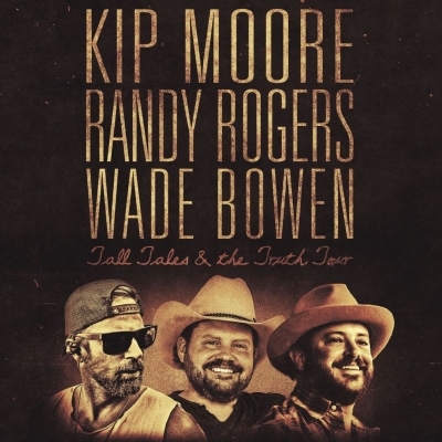 Kip Moore, Randy Rogers And Wade Bowen Join Forces For Limited "Tall Tales And The Truth Tour"