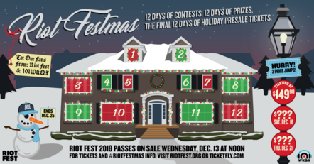 Riot Fest Is Celebrating #RIOTFESTMAS This Holiday Season