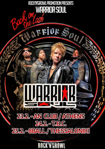 Warrior Soul Announce Greece Tour Dates