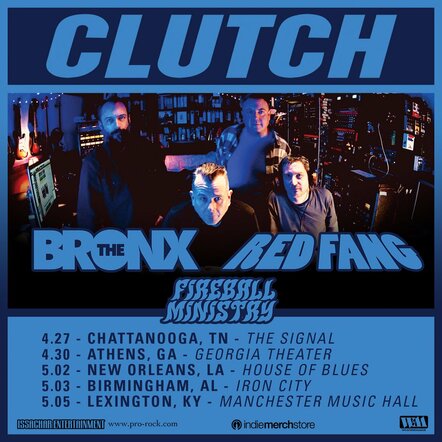 Clutch Announce Spring Headline Tour Dates