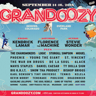 Grandoozy Unveils 2018 Lineup With Kendrick Lamar Headlining Friday, Florence + The Machine Headlining Saturday And Stevie Wonder Headlining Sunday