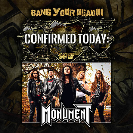 UK Heavy Metallers Monument Confirmed For Bang Your Head!!! Festival 2018