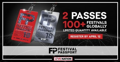 Live Nation Expands Festival Passport For 2018 With Brand New VIP Tier And Access To 100+ Festivals Globally