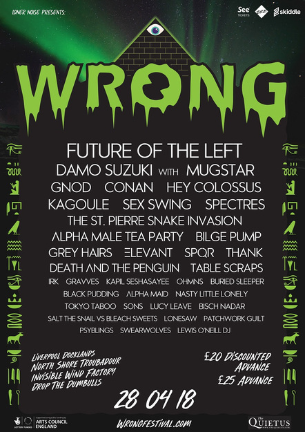 Wrong Festival 2018 Announces Stage Splits & Set Times