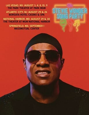 Stevie Wonder Announces "The Stevie Wonder Song Party: A Celebration Of Life, Love & Music" Concert Series