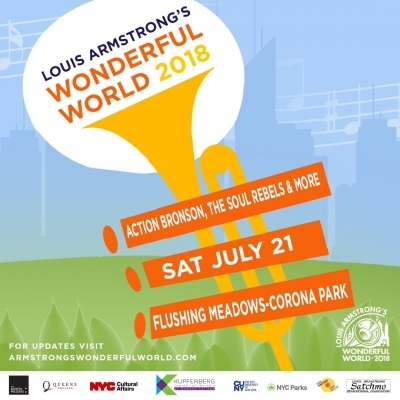 Fifth Annual Louis Armstrong's Wonderful World Festival Set For July 21, 2018