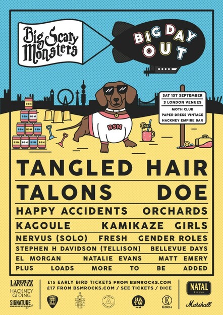 BSM's Big Day Out Reveals New Line Up Additions: Talons, Happy Accidents, Nervus (Em Solo), Gender Roles, Matt Emery