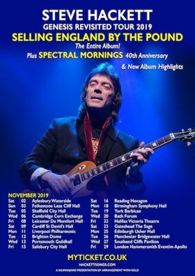 Steve Hackett Announces 'Selling England By The Pound' UK Tour