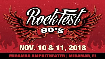 Rockfest 80's November 10 & 11, 2018