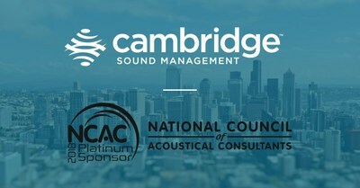 Cambridge Sound Management Becomes Platinum Sponsor Of National Council Of Acoustical Consultants