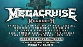 Megadeth's Inaugural Megacruise Announces Line-Up & Public On-Sale