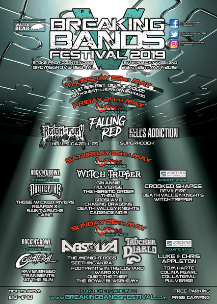 UK's Breaking Bands Festival 5 - Announce The Final Pieces Slot Into Place With Last 16 Bands