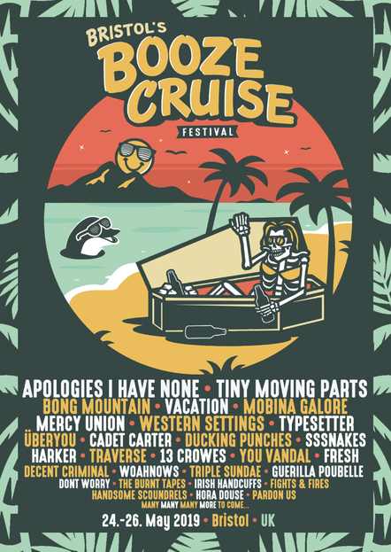 Bristol's Booze Cruise Festival Share 2nd Wave Band Announcement