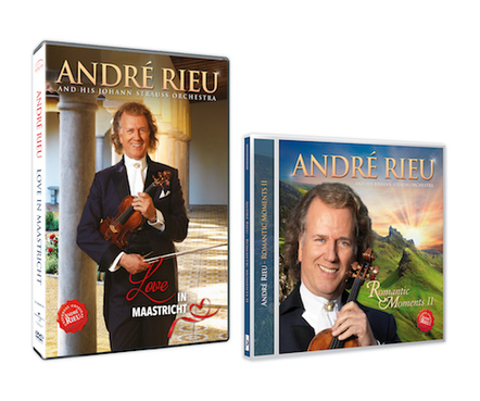 Andre Rieu To Release Live Open-Air Concert "Love In Maastricht," And His Album "Romantic Moments II," On March 22