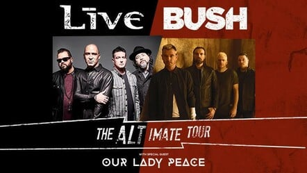 Bush And +LIVE+  Are Co-Headlining This Summer's Tour Of Arenas And Outdoor Amphitheaters