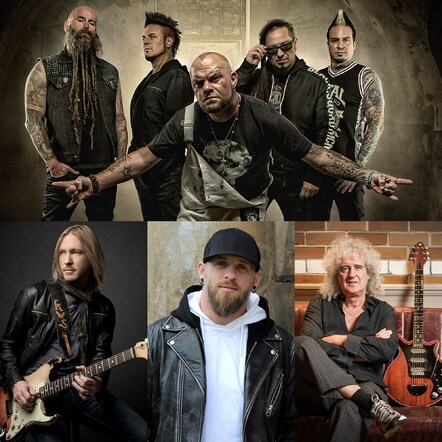 Five Finger Death Punch, Brian May Of Queen, Brantley Gilbert & Kenny Wayne Shepherd Release Mainstream Country Rock Single "Blue On Black" Worldwide