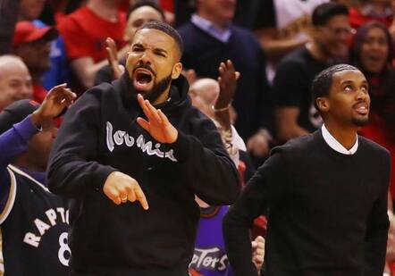 Drake Channels Tupac's "Above The Rim" Character During Raptors Historic Win