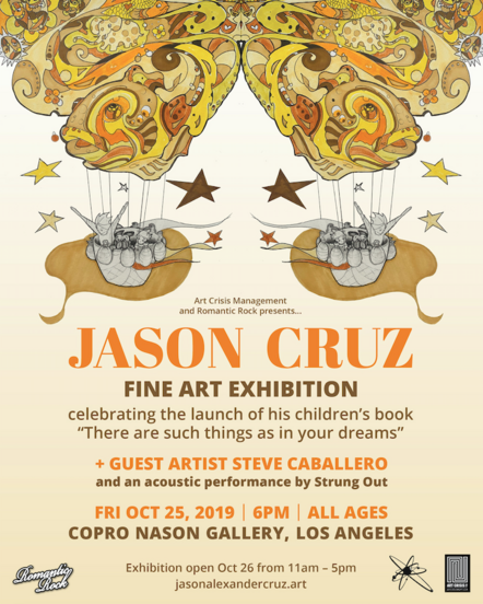 Punk Rock & Paintbrushes Presents: Artist Jason Cruz (Frontman Of Strung Out) Fine Art Exhibition