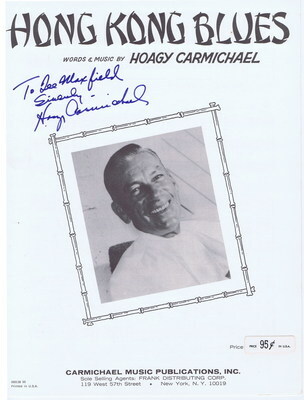 Auction Features Appearance Of Ian Fleming's 007 Inspiration: Songwriter Hoagy Carmichael