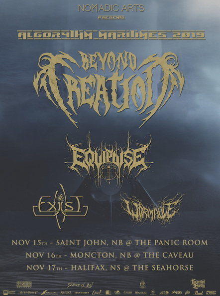 Exist Announce Live Show Dates With Beyond Creation, Equipoise, Wormhole