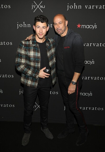 Nick Jonas & John Varvatos Meet & Greet Fans At Macy's Aventura In Miami
