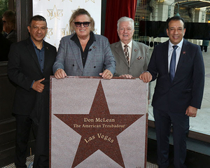 Don McLean Receives Star On Las Vegas Walk Of Stars