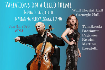 Misha Quint Performs Variations On A Cello Theme At Carnegie Hall On Jan 24