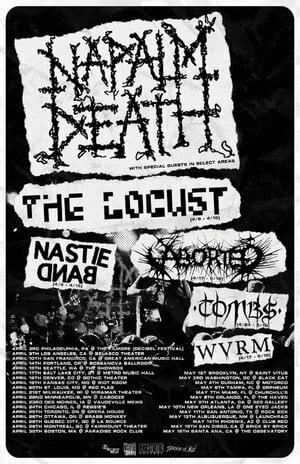 Napalm Death Announces Spring North American Headline Tour