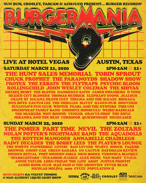 Burger Records Announces Lineup For Burgermania 9 At SXSW