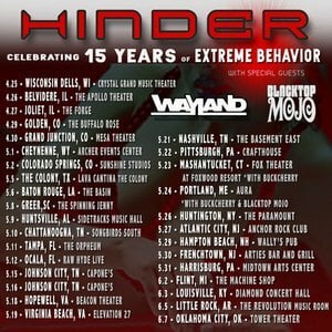 Hinder Announce 'Extreme Behavior' 15th Anniversary Tour