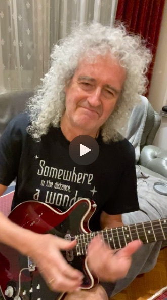 Brian May's MicroConcertos On Instagram