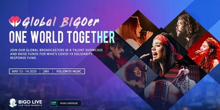 Bigo Live Announces 'Global BIGOer One World Together' Fundraising Campaign To Support Who In Fight Against Covid-19