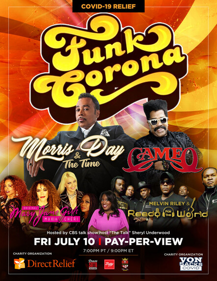 "Funk Corona" Live Performances By Morris Day And The Time, Cameo